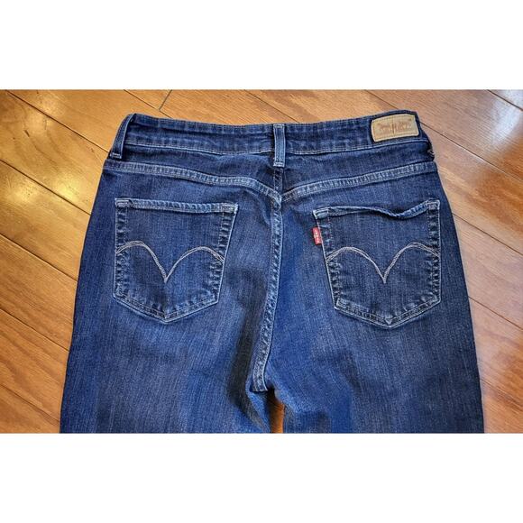 Levi's Jeans Womens Size 12 S/C Dark Blue Mid-Rise Skinny Denim Pants 26" Inseam - Picture 4 of 15